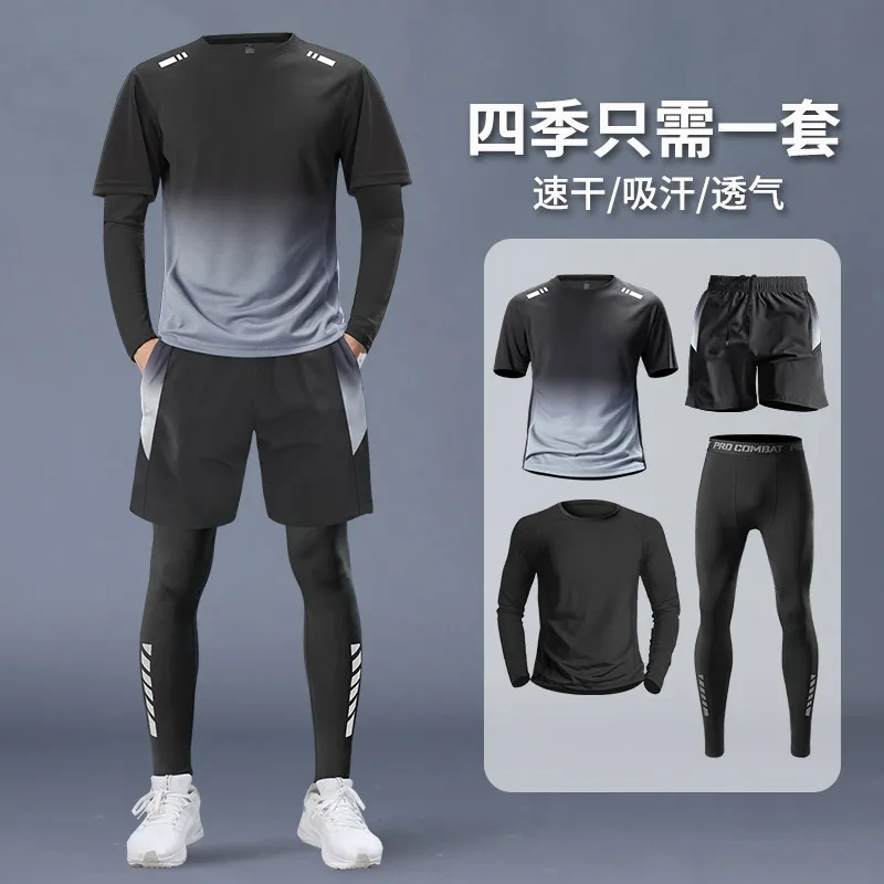 Running Jogging Gear - Erkek 4 Parçalı Spor Seti -
