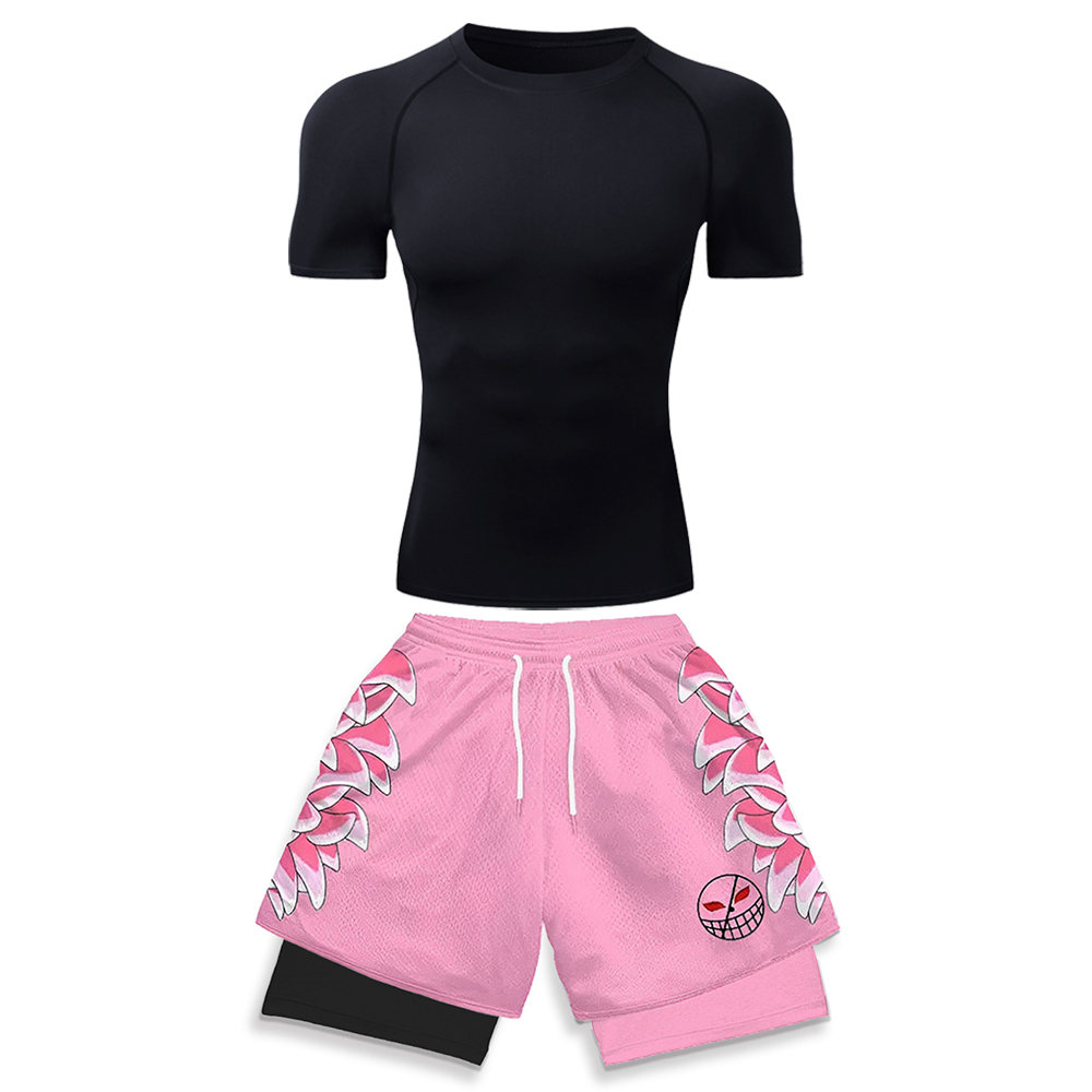 Running Jogging Gear - Erkekler için yüksek elastikiyetli egzersiz kıyafeti